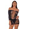 Vestito Sexy Lace Mini Dress con inserti in pizzo