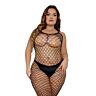 Bodystocking Lace Plus Size con design in pizzo