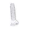 Dildo Loving Joy 7 Inch con Palline Trasparente