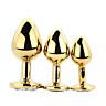 Butt Plug Toosh Set di 3 con base preziosa