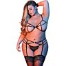 Conjunto di lingerie STRAPPY BRA GARTER & G L XL