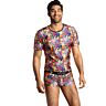 Camiseta ANAIS MEN Comics L - Moda Sexy Unica