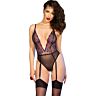 Body Crotchless Chilirose CR 4721 Rosa Elegante