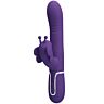 Vibratore Rabbit Pretty Love Mariposa Morado 4 in 1