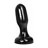 Plug Anale ALL BLACK 19,5 CM in PVC per piacere anale