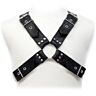 Arnesi Uomo Leather Body Buckles Harness per BDSM