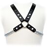 Arnesi per Uomo Leather Body Chain Harness II con catene