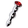Plug in metallo S Pleasures Metal BOA con dettaglio rosso