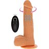 Dildo Vibrador Get Real Natural con Bolas Giratorie