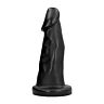 Dildo All Black 27 cm con curve morbide per un piacere intenso