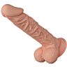 Dildo Baile Buraq 24 cm con ventosa e testicoli