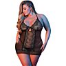 Lingerie CHEMISE & G-SET BLACK L/XL - Set sexy di 2 pezzi