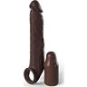 Guaina pene Fantasy X-Tensions con guinzaglio e estensione 17,78 cm