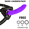 Arnes con Dildo in Silicone DELTACLUB 20 cm