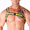 Arnesi Uomo MACHO ARNÉS ROMANO AMARILLO S/M