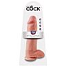 Dildo King Cock 12 con testicoli | Tocco realistico