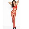 Bodystocking PASSION WOMAN BS032 con apertura in crotch