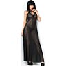 Babydoll CHILIROSE CR 3883 lungo con apertura sexy