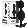 Bolas Anali BLACK&SILVER Orson Plug Silicona