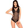Body LIVCO CORSETTI KREAME LC 90546 in tul e pizzo