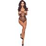 Bodystocking PASSION BS115 in rete nera