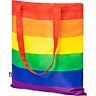 Borsa di tela PRIDE con bandiera arcobaleno