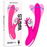 Vibratore DIVERSIA BUNNY WAVES 24 CM con stimolazione wave