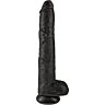 Dildo KING COCK Realistico con Palline 30.5 CM