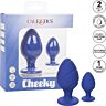 Plug Anal CALEXOTICS Cheeky Plugs - Texture unica