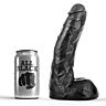 Dildo All Black 22 cm | Morbido e flessibile