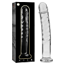 Dildo Nebula Series By Ibiza Modello 16 in cristallo trasparente