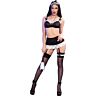 Costume Cameriera Chilirose CR 4719 con accessori seducenti