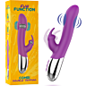 Vibratore Rabbit FUN FUNCTION Combi Double Tapping con doppio motore