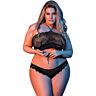 Lingerie Loviux Bandeaux & Panty L/XL - Set in pizzo