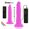 FlexiVibe Dildo Vibrante 23cm Lilla