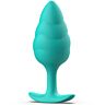 Plug Massaggiante B SWISH BFILLED BASIC con texture ondulata