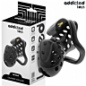 Jaula per pene ADDICTED TOYS LOCKED 10,5 cm con anelli regolabili