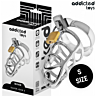 Jaula per pene Addicted Toys Silver Lock taglia S