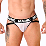 Jockstrap MACHO MX26X1 semitransparente con supporto