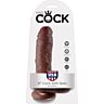 Dildo King Cock 8" con testicoli e ventosa