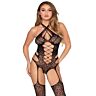 Teddy Leg Avenue 89367 con calze integrate
