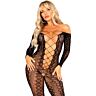 Bodystocking Leg Avenue design serpente senza fondo