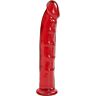 Dildo Gelatina Gioielli Rosso - Piacere Stilizzato