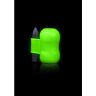 Ahi! Masturbatore con Vibratore Fluorescente - Glow in the Dark