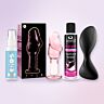 Kit anale premium con plug Satisfyer via app e plug in vetro