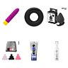 Kit base di sex toy con bullet, anello, plug e dadi