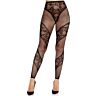Medias Leg Avenue senza piede Lace and Net Illusion