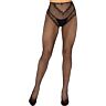Calze Leg Avenue con cucitura a cuore e cordoni