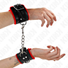 Manette KINK Wrist Restraint con fori quadrati e guinzaglio regolabile