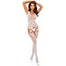 Bodystocking PASSION BS120 con design floreale